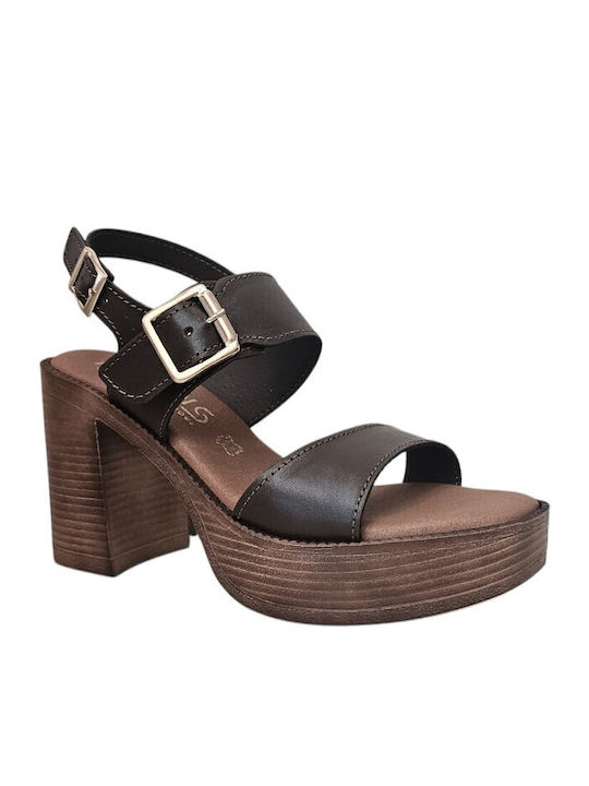 Leather Brown Sandals
