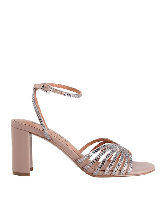 Sandals with Strass Pink