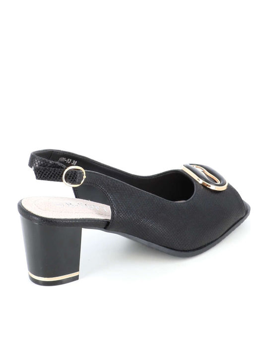 Damen Sandalen Aus Leder Anatomisch Schwarz
