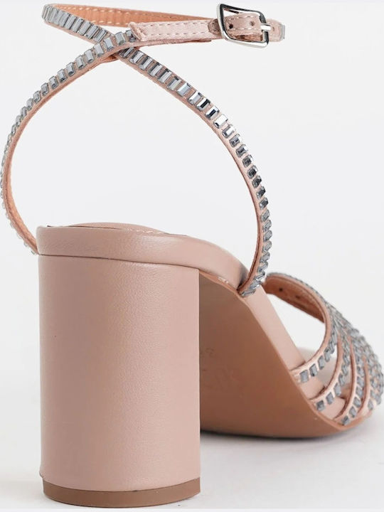Sandals with Strass Pink