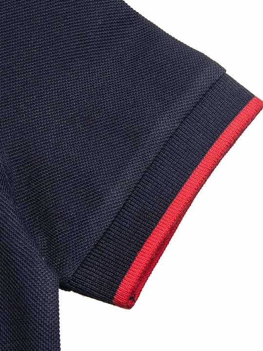 Kids Polo Short-Sleeved Navy Blue