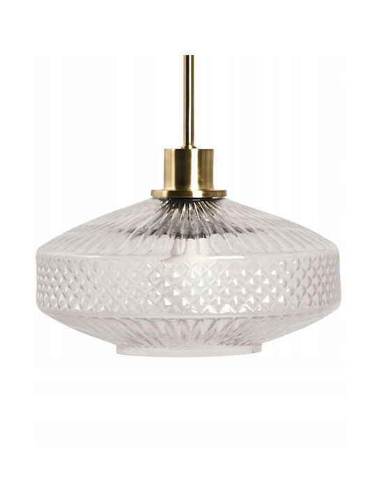 Beliani Pirris Pendant Ceiling Light Transparent