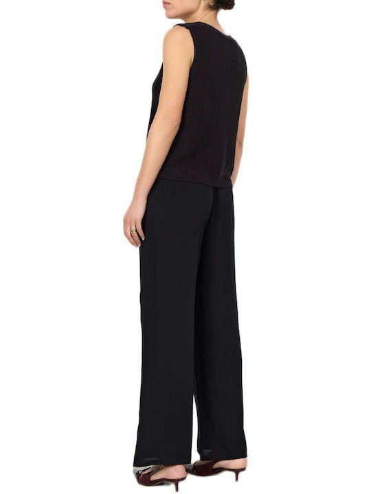 Damen Pantaloona mit Gummiband Schwarze