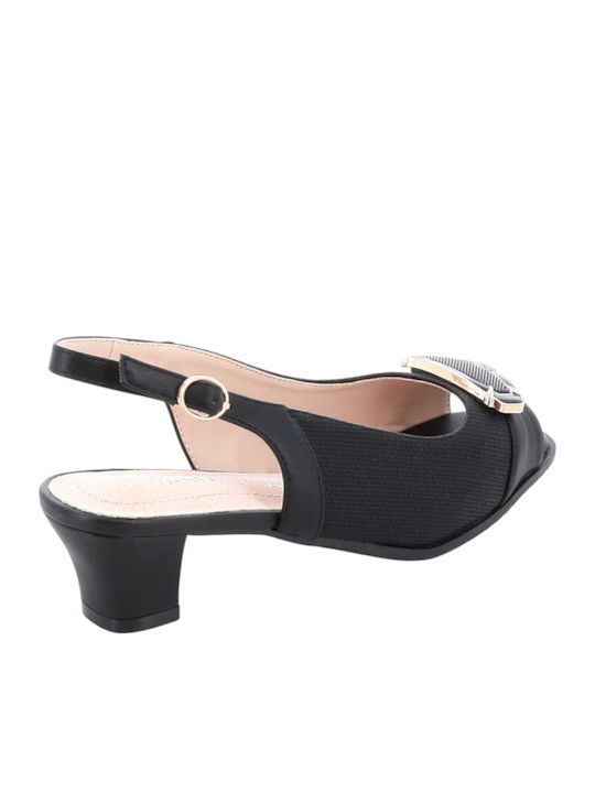 Peep Toe Pumps Schwarz Größe