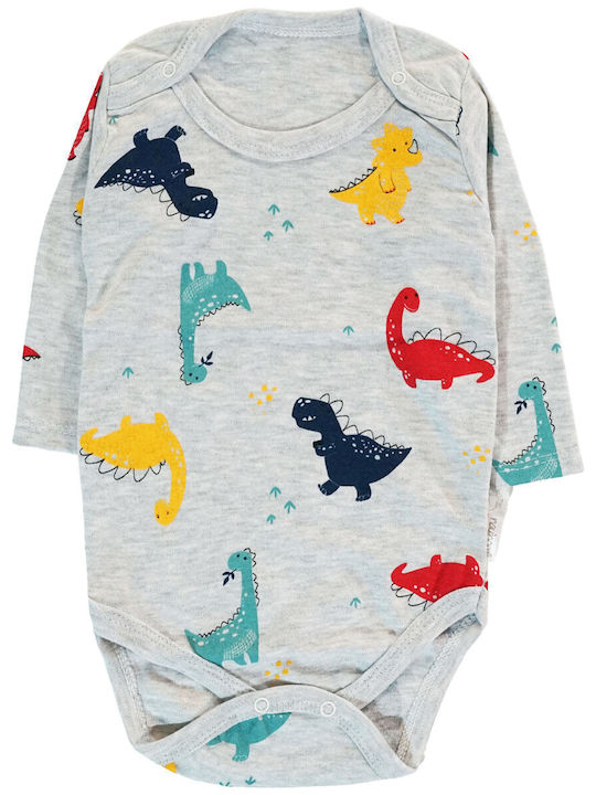 Nayinom Baby-Strampler Grau Dinos Nayinom Baby-Strampler Grau Dinos