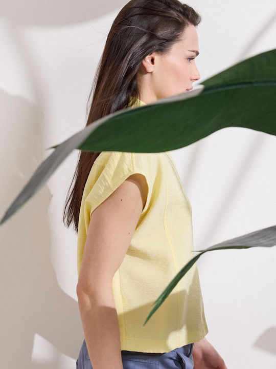 Long Sleeve Women's Shirt Yellow