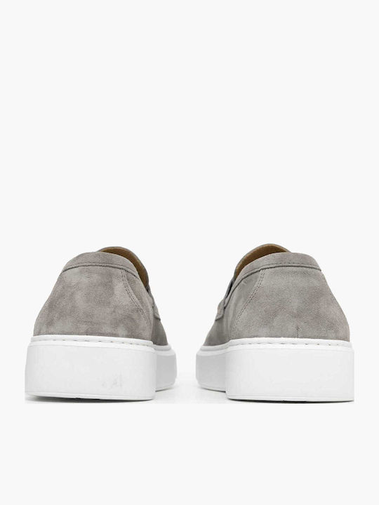 Men's Loafers in Gray Colour