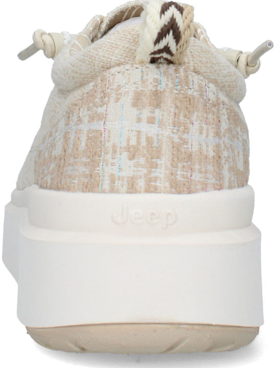 Women's Moccasins In Beige Colour