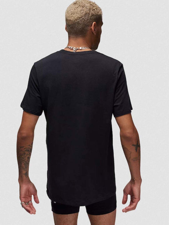 Flight Men's Undershirts Short Sleeve Black/White 2 Pack