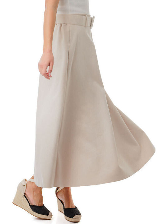 Midi Skirt Beige