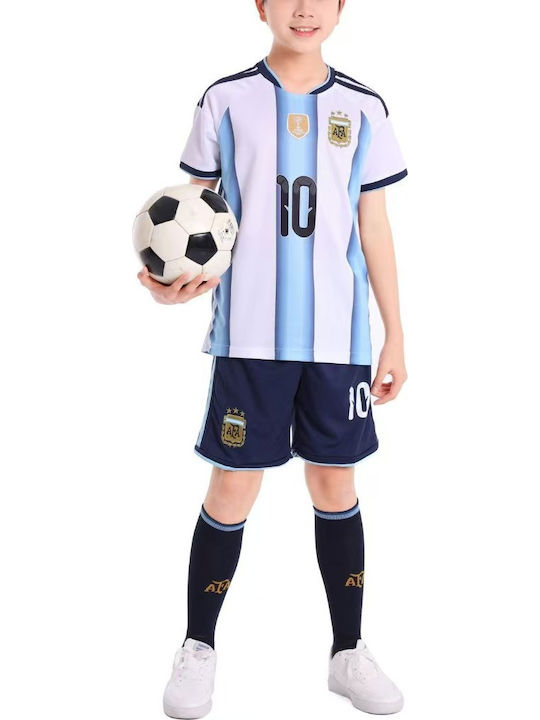 King Παιδικό Σετ Ποδοσφαίρου Messi Mundial 2026 Εθνική Αργεντινή Home