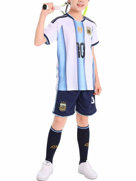 King Παιδικό Σετ Ποδοσφαίρου Messi Mundial 2026 Εθνική Αργεντινή Home