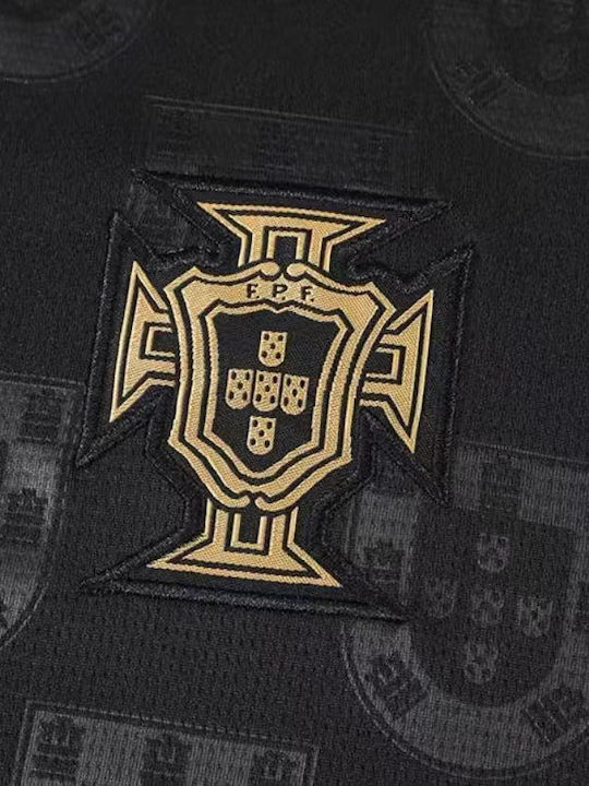 King Kids Football Set Ronaldo 2026 Black Polo Portugal Away