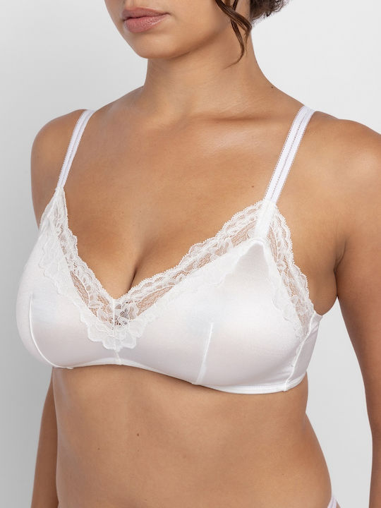 Ivory/Beige Bra without Padding & without Underwire