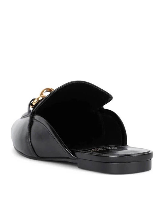 Mules with Low Heel in Black Colour