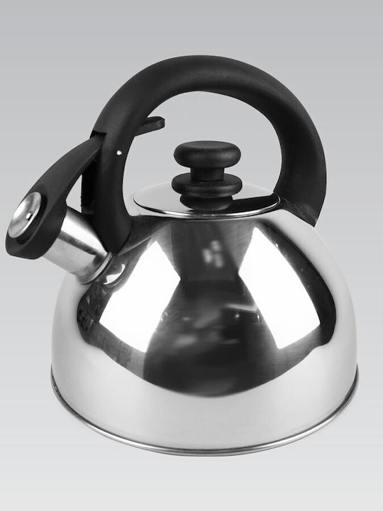Maestro Stainless Steel Gray Teapot 2000ml