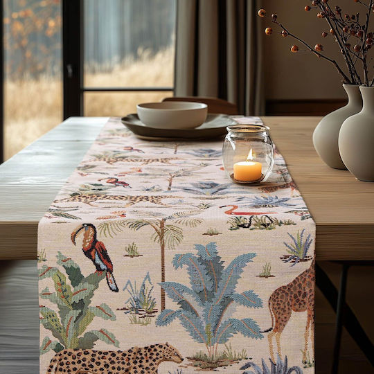 Beauty Home Runner Animale Din Junglă 32x250 cm