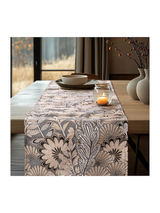 Beauty Home Runner Boho Leaves 32x250 cm