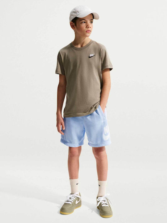 Nike Sport Kinder Shorts Bermudas Nsw Club Ft Hbr Blau