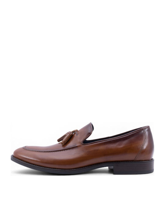 Leather Men's Casual Shoes Tabac Brown