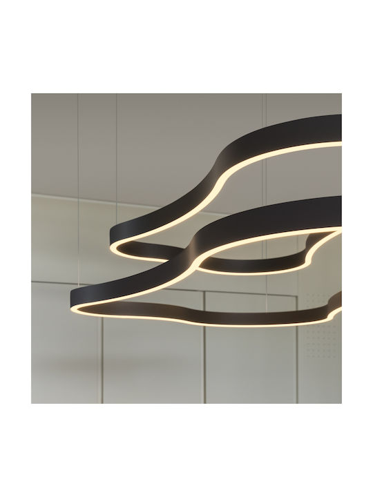 Ideal Lux Pendant Light White 125.4x66.2x50cm