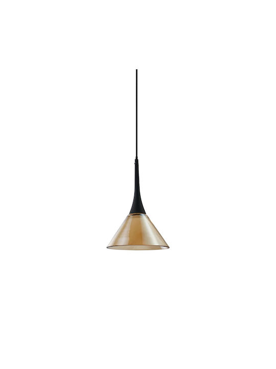 Ideal Lux Cocktail Κρεμαστό Φωτιστικό Μελί 15x15εκ.