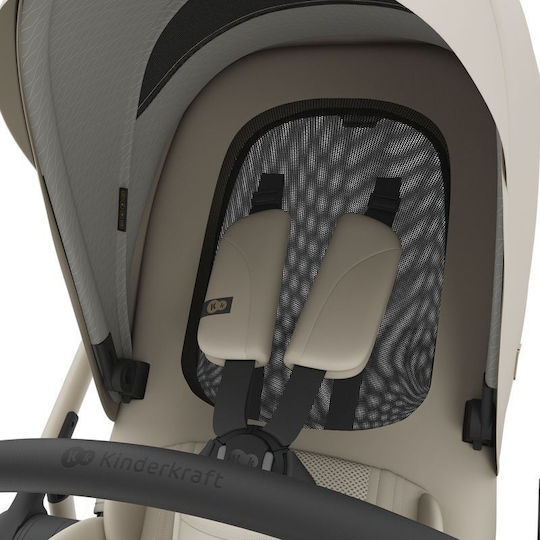 Kinderkraft Prime Reversible 3 in 1 Baby Stroller Suitable for Newborn Sand Dune