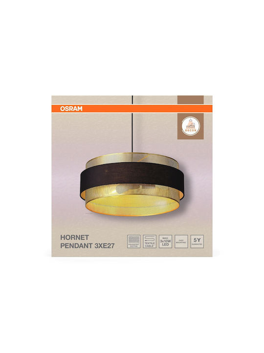 Osram Κρεμαστό Φωτιστικό Μαύρο