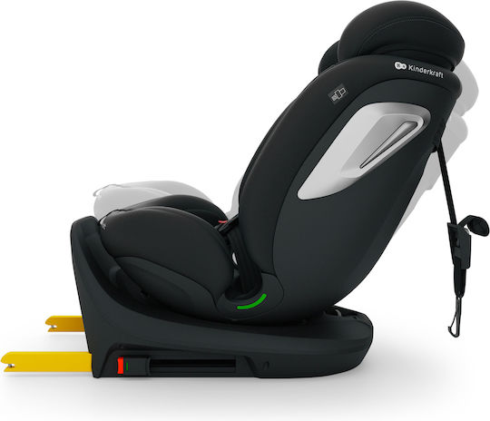 Kinderkraft I-Grow 2 Plus Καθισματάκι Αυτοκινήτου i-Size με Isofix Black