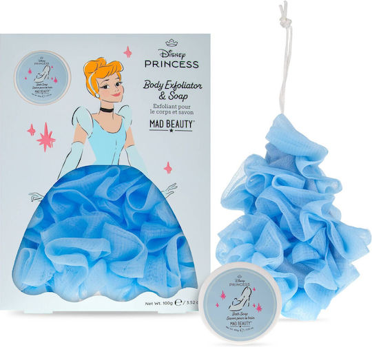 Mad Beauty Princess Set Σετ Περιποίησης για Καθαρισμό Σώματος Cinderella 2τμχ