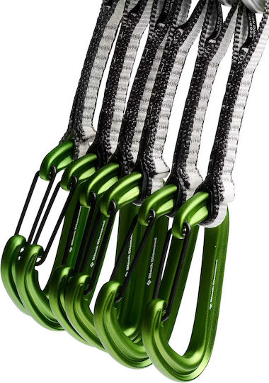 Black Diamond Litewire Quickpack Carabine De Alpinism 12cm X 6 Verde Invidie