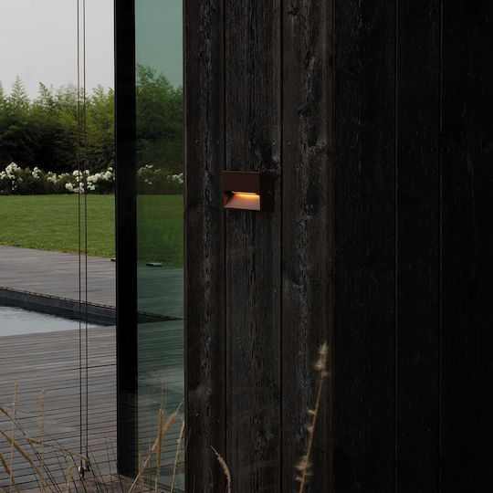 Ideal Lux Επιτοίχιο Εξωτερικό Φωτιστικό LED IP65 1.5W 10x3x6.5εκ.