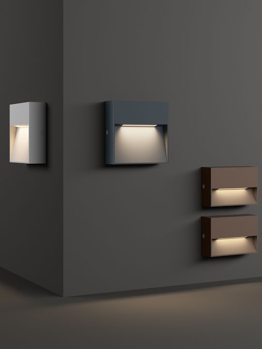 Ideal Lux Wall-Mounted Outdoor Light IP65 10x3x6.5εκ.