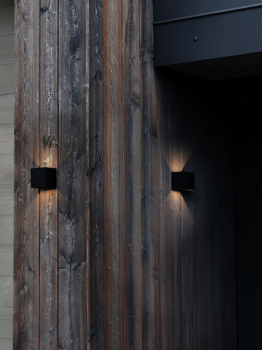 Ideal Lux Atom Wall-Mounted Outdoor Light LED with Natural White Light 10x10x10εκ.