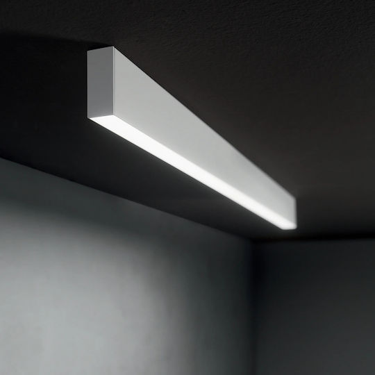 Ideal Lux Accent Commercial Linear LED Ceiling Light 36W Warm White IP20 120cm