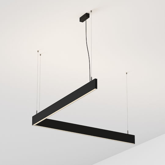 Ideal Lux LED Линейно Осветително Тяло За Таван 38W Топло Бяло IP20 20см