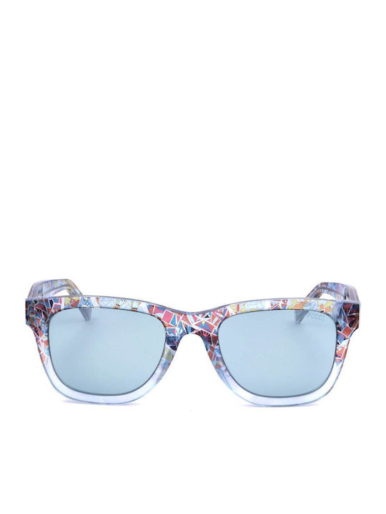 Emilio Pucci Ochelari de soare Πολύχρωμα cu Plastic Cadru & Albastru deschis Lentilă