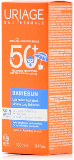 Uriage Bariesun SPF50 Waterproof Kids Sunscreen Emulsion for Face & Body 100ml