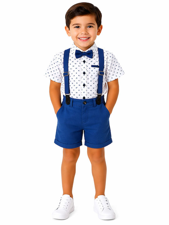 Kids' Set with Pants Summer 4pcs Blue