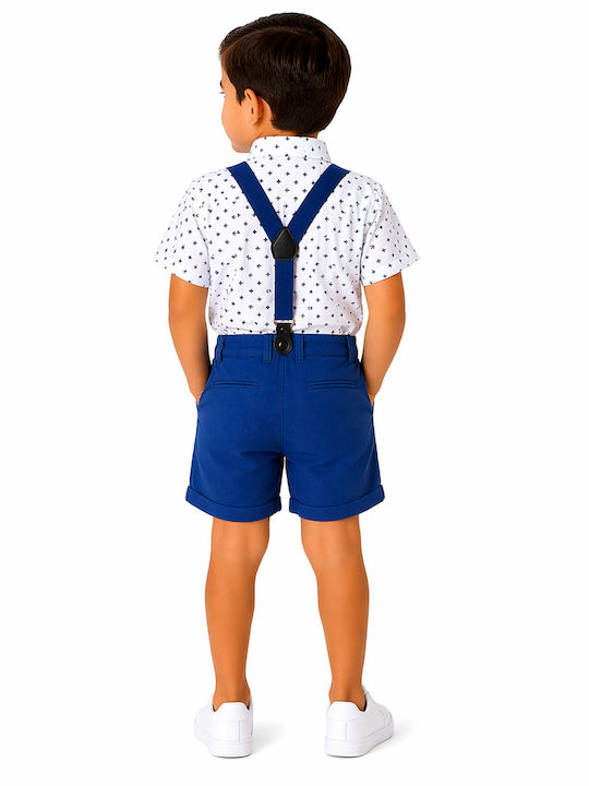 Kids' Set with Pants Summer 4pcs Blue