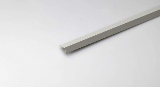 Pvc Corner Profile 40x10mm/2.6m Gray Satin