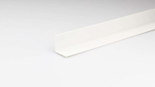 PVC Ecke Profil 10x10mm/1m Grau Satin