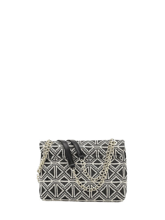 Straw Women's Shoulder Bag Black