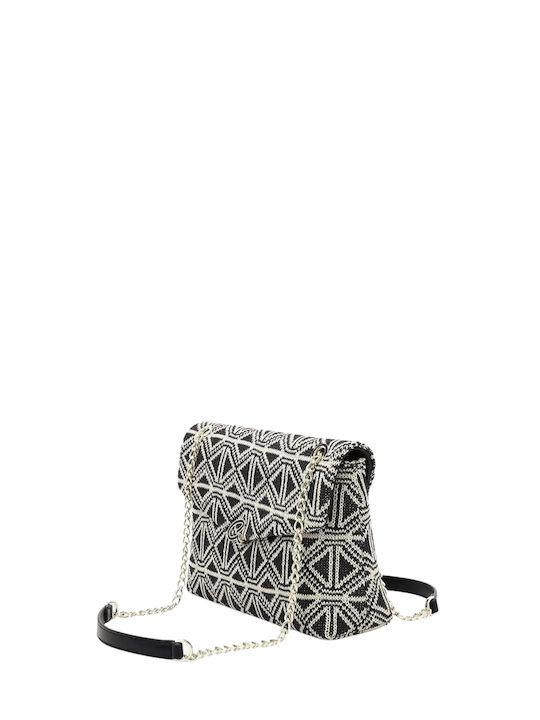Straw Women's Shoulder Bag Black
