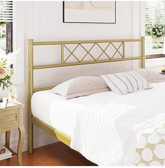 SteweHome Metallbett Mit Doppelter Nutzung Gold 100x200cm