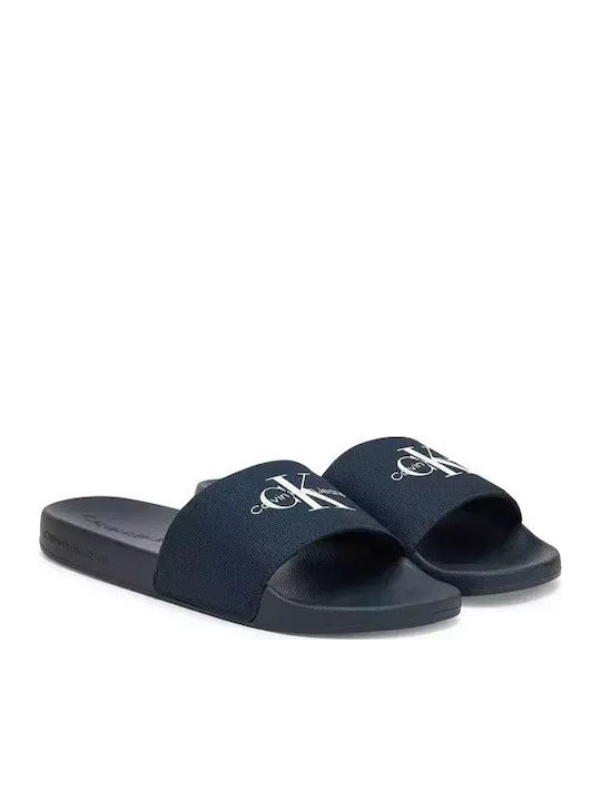 Men's Blue Slides
