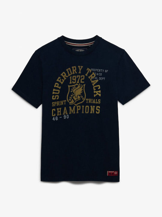 Sportliches T-Shirt Dunkelblau