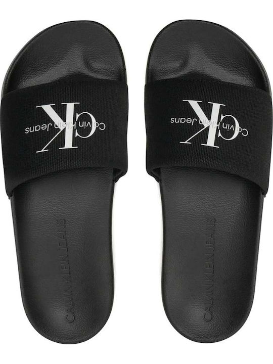 Men's Black Slides