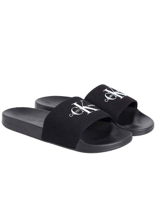 Men's Black Slides