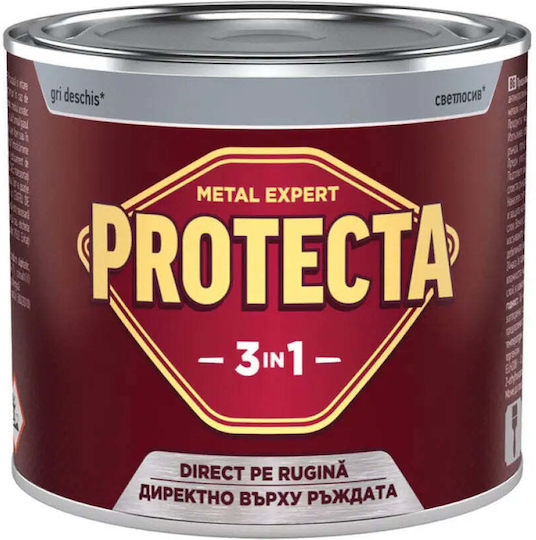 3 in 1 Emailfarbe 500 Ml Helles Grau Farbe Protecta